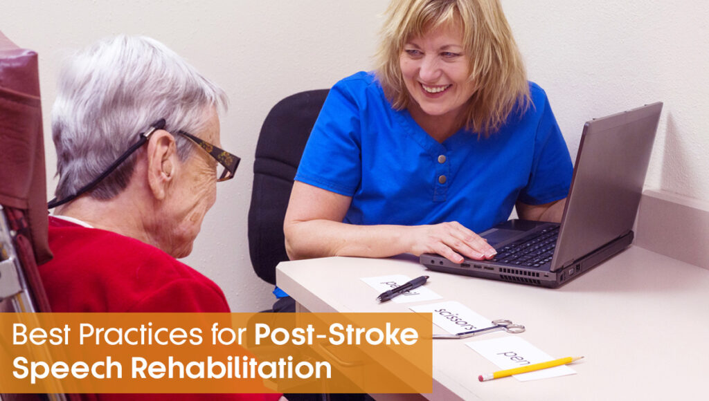 Post Stroke Speech Rehabilitation