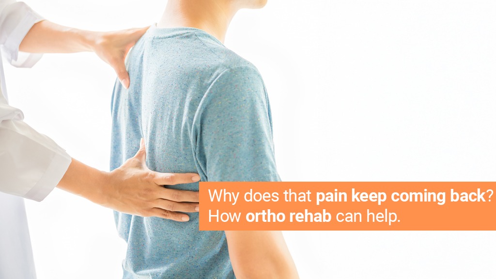 Why does that pain keep coming back?- How ortho rehab can help